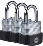 Yale Y125B/40/122/3, Hochsicherheit, 40 mm, laminierter Stahl, Vorh&auml;ngeschloss,