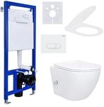 ALONI H&auml;nge-WC Komplettset, Wei&szlig;