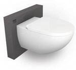 Bernstein sp&uuml;lrandloses Wand-WC E-9030 &ndash; Wei&szlig; matt, Tiefsp&uuml;ler,