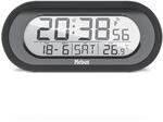 MEBUS Funkwecker mit Temperaturanzeige, digital, Funkuhr, Weckfunktion mit Snooze,