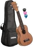 Cascha HH 2026 premium soprano ukulele with bag and plectrums