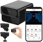 7links Minicamera: 2K-Mini-IP-Kamera mit Dualband-WLAN, Nachtsicht, 4 Std. Akku, App
