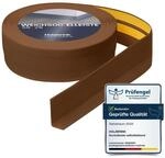 HOLZBRINK Weichsockelleiste selbstklebend PVC 50x20mm, 10 m | Winkelleiste f&uuml;r