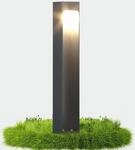 doporro Wegeleuchte Au&szlig;en IP65 Gartenleuchte Mit Strom Und 5W LED 3000K 40 cm