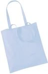 Westford Mill - Baumwoll-Tragetasche mit langen Henkeln / Pastel Blue, One