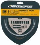 Jagwire 2 x Sport Schalthebel-Set f&uuml;r Erwachsene, Unisex, mit Mantel, Silber,