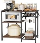 VEVOR K&uuml;chenregal B&auml;ckerregal (90 x 40 x 90 cm) mit X-f&ouml;rmiger St&uuml;tzstange & 5
