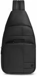 Piquadro Wasserfeste Sling bag mit Rucksack-Option Mann Stoff schwarz