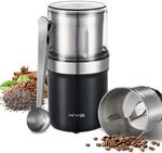 KYG Kaffeem&uuml;hle Elektrisch mit Abnehmbarer Edelstahlbeh&auml;lter, 300W