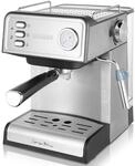 HEINRICHS Espressomaschine, Barista Siebtr&auml;germaschine mit 850W, 20 Bar Druck,