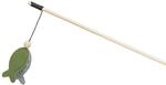 Trixie Spielangel Fisch &ndash; Katzenspielzeug mit Katzenminze &ndash; Holz & Filz &ndash; 48 cm