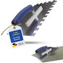 Karl Dahm&reg; Softgriff-Zahnkelle 12 mm &ndash; Profi Gl&auml;ttekelle aus rostfreiem...