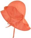 Sterntaler Sonnenhut einfarbig &ndash; Hut aus Bio-UV-Popeline mit Bindeband,