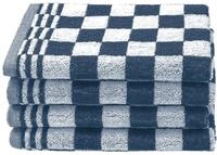 ZOLLNER 4er Set K&uuml;chenhandt&uuml;cher Baumwolle in 50x50 cm - saugstarke und