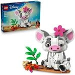 LEGO | Disney Vaiana Pua - Spielzeug Schwein mit Blume, Krabbe und Flo&szlig;st&auml;nder als