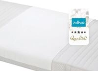 ZOLLNER 2er Set Matratzenauflagen in 50x90 cm - wasserdichter Matratzenschoner -