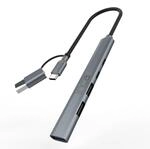inca IUTP-06TX USB hub, USB-3.0 mit 5Gbps + 2X USB2.0 + Typ-C + PD 100W USB...