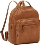 STILORD Kima Vintage Rucksack Damen klein Leder Cityrucksack Frau Rucksack-Handtasche