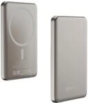 Boompods Powersnap - Magnetische Powerbank Schnellladefunktion, 5000mAh 20W mit