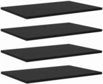 vidaXL Regalbrett 3 Ebenen 4 STK. 60 x 40 x 1,5 cm Holzwerkstoff