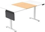 Home Deluxe h&ouml;henverstellbarer Schreibtisch ELMO I Ergonomisches Design in...