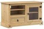 vidaXL TV-Schrank, Corona, 100x45x58 cm, Massivholz Kiefer