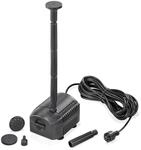 esotec Teichpumpe mit Sprinklerset, Springbrunnenpumpe, Wasserspiel Pumpe,