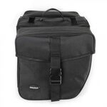Haberland Fahrradtasche Doppeltasche F&uuml;r E-Bike 20 cm Br&uuml;cke, Schwarz, 31 x 31 x 12