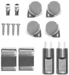 Roca Senso und Giralda WC-Sitz Scharnier-Set aus Chrom mit sanftem Deckel und mit