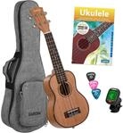 Cascha HH 2027 Premium Soprano Ukulele Starter Pack