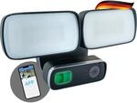 SCHWAIGER LED300 513 LED Flutlicht FullHD Kamera Alarmsirene Gegensprechanlage
