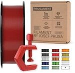 Prusament Karminrot, transparent, PETG-Filament, 1,75 mm, 1 kg Spule,