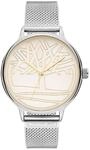 Timberland Damen Analog Quarz Uhr mit Edelstahl Armband TBL15644MYS.04MM, Silver