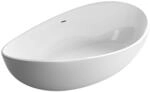 Bernstein Freistehende Badewanne WAVE Wei&szlig; gl&auml;nzend 180 x 110 cm