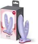 Fun Factory Ryde | Grinding Dildo aus Silikon | gerippter Dildo mit Saugfu&szlig; 