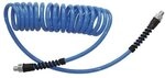ewo Druckluft-Spiralschlauch Polyurethan, mit Anschlussgewinde G1/4 (Messing