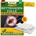 Bettwanzen Falle mit Spezial-Lockstoff - 3x Bettwanzen Fallen - umweltfreundlich