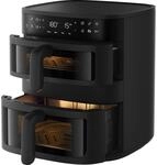 AEG Doppelkorb‑Hei&szlig;luftfritteuse 11 L, 2 F&auml;cher f&uuml;r Paralleles Frittieren Backen