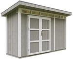 Gartenhaus Premium Qualit&auml;t 4,3m&sup2; - L161xW411cm- All-Inclusive-Set mit Boden,