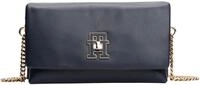 Tommy Hilfiger Damen Crossbody Bag Tasche Modern Mini Crossover mit Tragekette, Blau