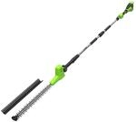 Greenworks 40V Akku Stabheckenschere mit geteiltem Schaft, 51cm Doppelklingen,