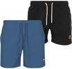 Urban Classics Herren Badehose Block Swim Shorts 2-Pack, 2er Pack Badehose f&uuml;r