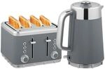 HOMCOM Wasserkocher Toaster Set 1,7L 2200W Schnell Wasserkocher Thermostat