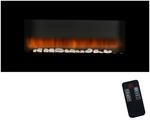 Classic Fire Vancouver Elektrokamin mit Heizung - Elektroheizung 105,5 x 48 x 12 cm -