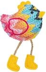 Trixie Huhn-Pl&uuml;schtier f&uuml;r Katzen 11 cm, weiches Katzenspielzeug zum gemeinsamen
