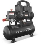 STAHLWERK Kompressor mit 9 L Tank (ST-98 Pro) &ouml;lfrei & leise, 8 bar, 65 dB