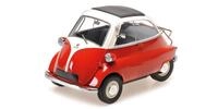 Minichamps 110024001 - Isetta White & Red 1955 with Openings - Ma&szlig;stab 1/18 -