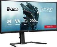 iiyama G-Master Red Eagle GCB3484WQSU-B2 Curved 1500R 86cm 34" VA LED Gaming Monitor