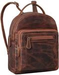 STILORD Kima Vintage Rucksack Damen klein Leder Cityrucksack Frau...