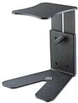 K&M 26772 Monitor Tischstativ Schwarz, Stahl - h&ouml;henverstellbare Ablage mit